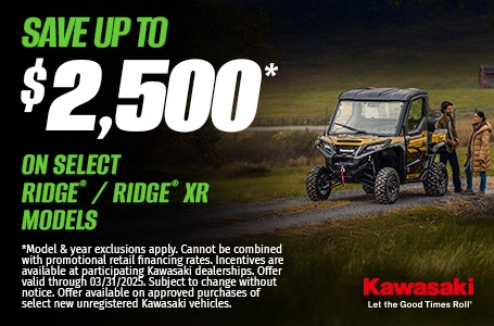 You are currently viewing SAVE UP TO $2,500* ON SELECT RIDGE MODELS – Side x Side