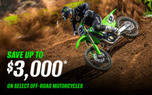Read more about the article Save Up To $3,000* on Select Off-Road Motorcycles